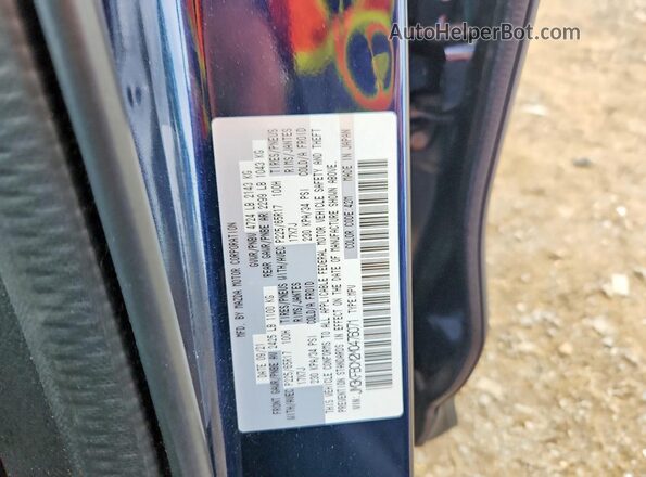 JM3KFBCM2M0476071 2021 MAZDA CX-5 Blue VIN կոդի պիտակի տեսք