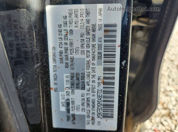 JM3KFBCM2M0486700 2021 MAZDA CX-5 Black Вид підкапотного простору