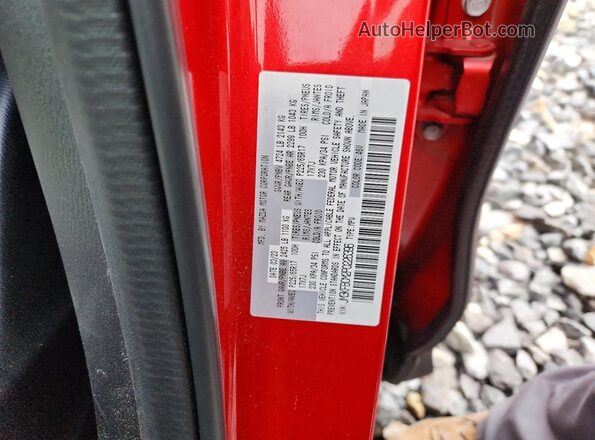 JM3KFBCM2P0226396 2023 MAZDA CX-5 Red Vista del compartimento del motor