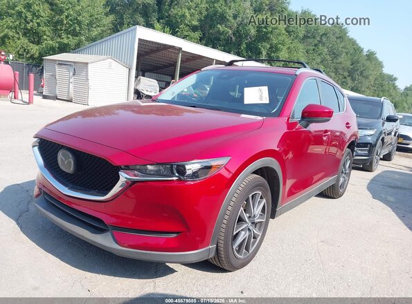 JM3KFBCM3J0304014 2018 MAZDA CX-5 Red Առջևի ձախ երեք քառորդ տեսարան