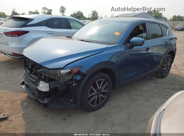 JM3KFBCM3J0415016 2018 MAZDA CX-5 Blue Przód lewy