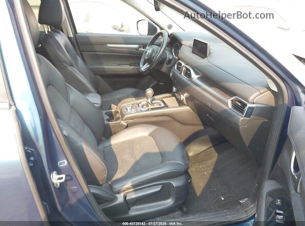 JM3KFBCM3J0415016 2018 MAZDA CX-5 Blue Widok wnętrza z przodu