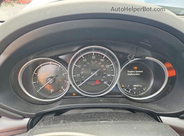 JM3KFBCM3M0476208 2021 MAZDA CX-5 Blue Вид щитка приладів