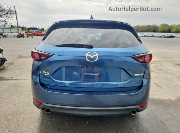 JM3KFBCM3M0476208 2021 MAZDA CX-5 Blue Вид ззаду