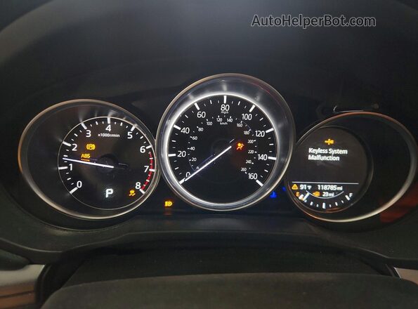JM3KFBCM3M1362882 2021 MAZDA CX-5 Черный Вид щитка приборов