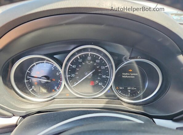 JM3KFBCM3N0570638 2022 MAZDA CX-5 Gray Вид щитка приладів