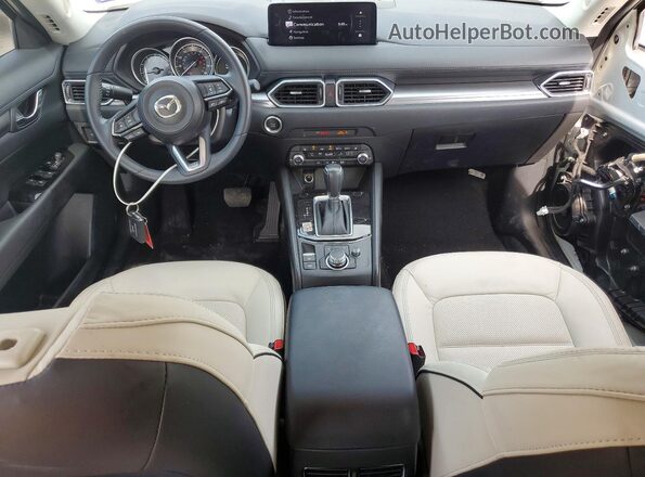 JM3KFBCM3R0354195 2024 MAZDA CX-5 White Вид панелі приладів