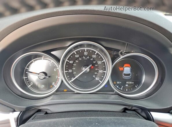JM3KFBCM3R0354195 2024 MAZDA CX-5 White Вид щитка приладів