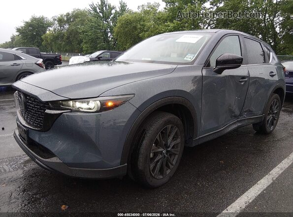 JM3KFBCM3R0383678 2024 MAZDA CX-5 Blue წინა მარცხენა ხედი სამი მეოთხედიდან