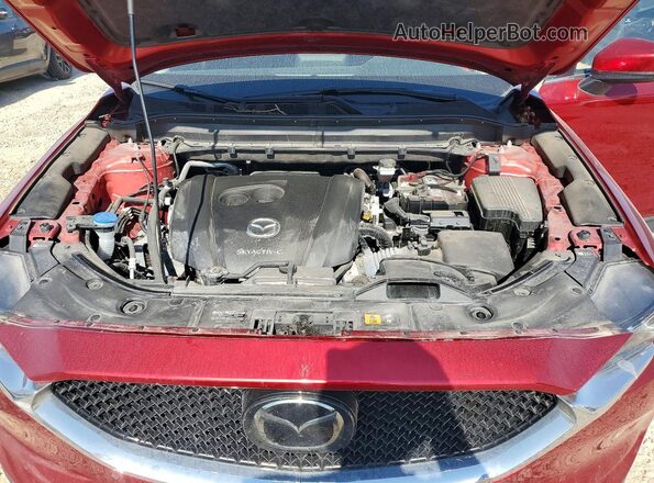 JM3KFBCM4L0845656 2020 MAZDA CX-5 Red Vista del compartimento del motor