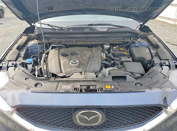JM3KFBCM4L0857757 2020 MAZDA CX-5 Blue ძრავის განყოფილების ხედი