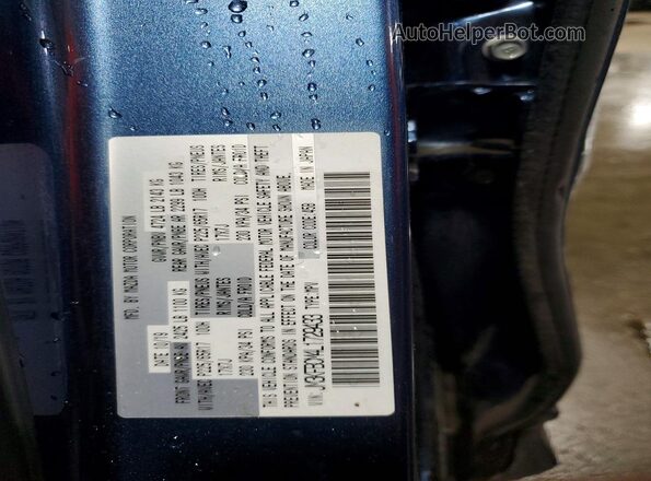 JM3KFBCM4L1729433 2020 MAZDA CX-5 Blue Widok komory silnika