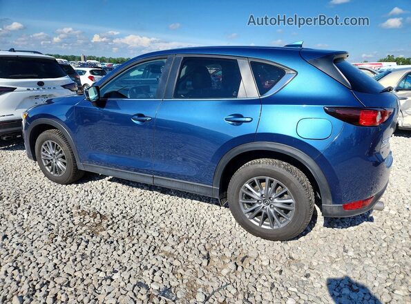 JM3KFBCM4M0468036 2021 MAZDA CX-5 Blue Հետևի ձախ