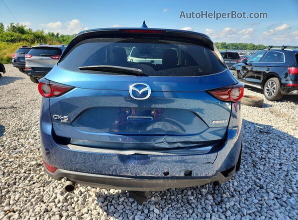 JM3KFBCM4M0468036 2021 MAZDA CX-5 Blue Դիմացի տեսք
