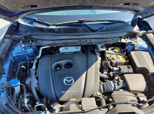 JM3KFBCM4M0468036 2021 MAZDA CX-5 Blue Սալոնի հետևի տեսք
