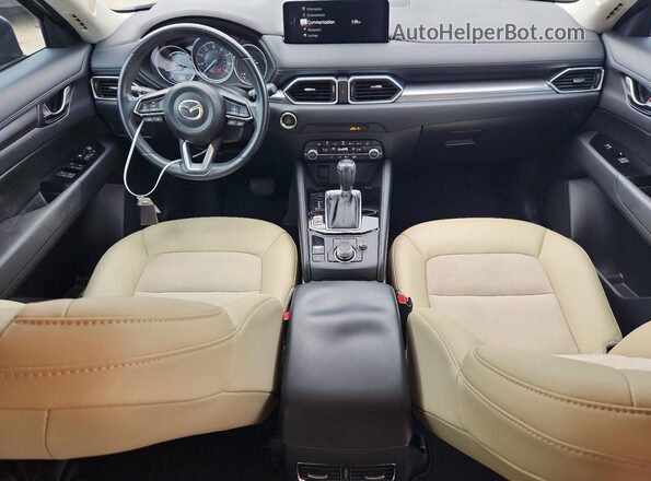 JM3KFBCM4M1500672 2021 MAZDA CX-5 Black წინა პანელის ხედი
