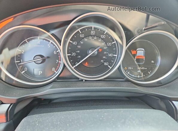 JM3KFBCM4P0229719 2023 MAZDA CX-5 Gray Widok zestawu wskaźników