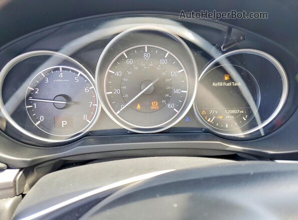 JM3KFBCM5J0346975 2018 MAZDA CX-5 Silver Instrument cluster view