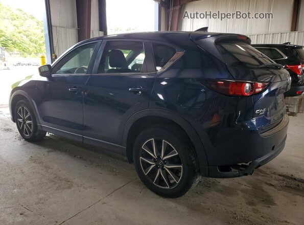 JM3KFBCM5J0468560 2018 MAZDA CX-5 Blue Trasero izquierdo