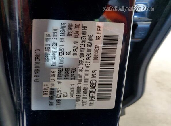 JM3KFBCM5J0468560 2018 MAZDA CX-5 Blue Vista de la etiqueta del VIN
