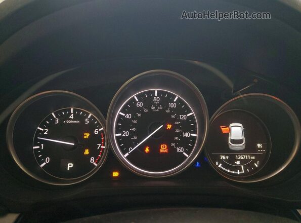 JM3KFBCM5J0468560 2018 MAZDA CX-5 Blue Vista del cuadro de instrumentos