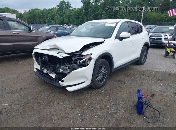 JM3KFBCM5K0568241 2019 MAZDA CX-5 White Առջևի ձախ երեք քառորդ տեսարան