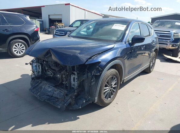 JM3KFBCM5L0802301 2020 MAZDA CX-5 Dark Blue წინა მარცხენა ხედი სამი მეოთხედიდან