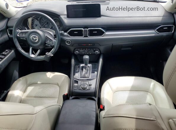 JM3KFBCM5M1338180 2021 MAZDA CX-5 White Вид панелі приладів