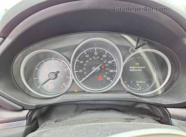 JM3KFBCM5P0111419 2023 MAZDA CX-5 Blue Вид щитка приладів