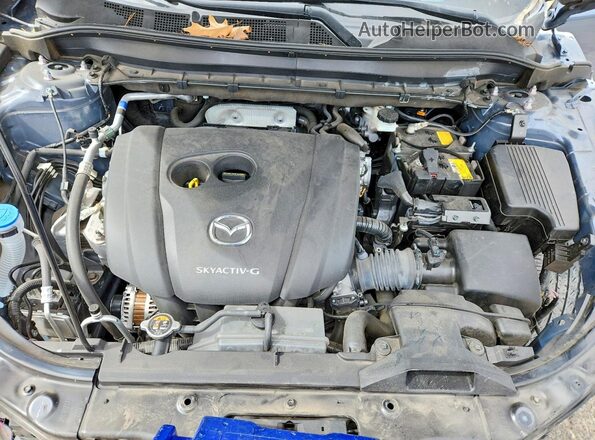 JM3KFBCM5P0111419 2023 MAZDA CX-5 Blue Вид підкапотного простору
