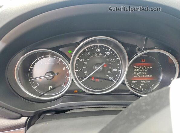JM3KFBCM5P0180451 2023 MAZDA CX-5 Blue Вид щитка приладів