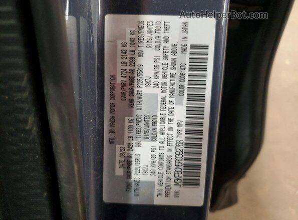 JM3KFBCM5R0392768 2024 MAZDA CX-5 Синий Вид наклейки с VIN-кодом