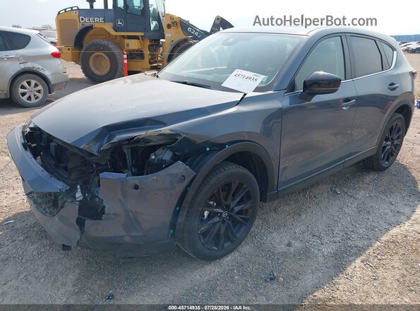 JM3KFBCM5S0698648 2025 MAZDA CX-5 Gray წინა მარცხენა ხედი სამი მეოთხედიდან