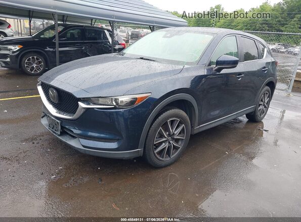 JM3KFBCM6J0308400 2018 MAZDA CX-5 Dark Blue Vista tres cuartos delantera izquierda