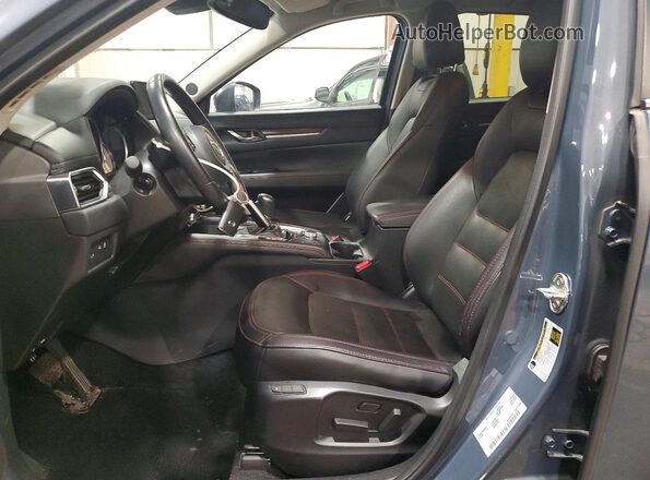 JM3KFBCM6M0441260 2021 MAZDA CX-5 Blue წინა სალონის ხედი