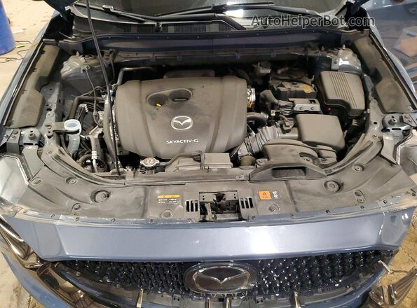 JM3KFBCM6M0441260 2021 MAZDA CX-5 Blue ძრავის განყოფილების ხედი