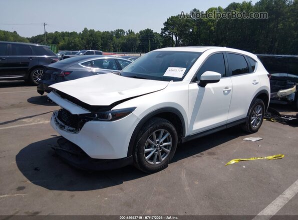 JM3KFBCM6N1572779 2022 MAZDA CX-5 White Vista tres cuartos delantera izquierda