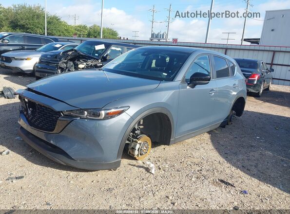 JM3KFBCM6S0693832 2025 MAZDA CX-5 Blue Առջևի ձախ երեք քառորդ տեսարան