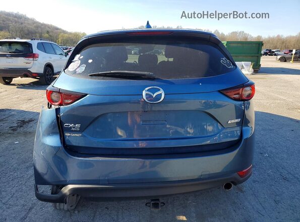 JM3KFBCM7J0311418 2018 MAZDA CX-5 Blue Widok z tyłu