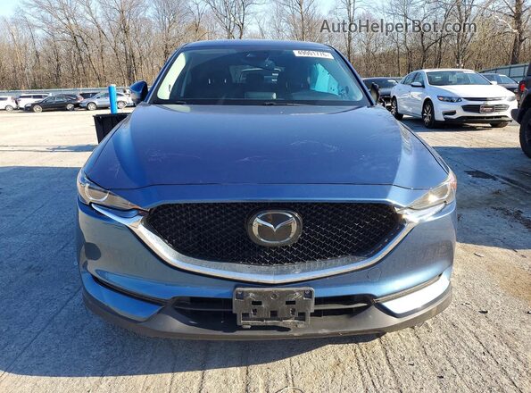 JM3KFBCM7J0311418 2018 MAZDA CX-5 Blue Widok z przodu