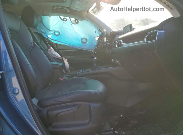 JM3KFBCM7J0311418 2018 MAZDA CX-5 Blue Widok wnętrza z przodu