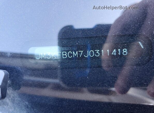 JM3KFBCM7J0311418 2018 MAZDA CX-5 Blue Widok naklejki z numerem VIN