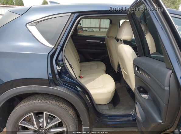 JM3KFBCM7J0381369 2018 MAZDA CX-5 Blue Vista de la etiqueta del VIN
