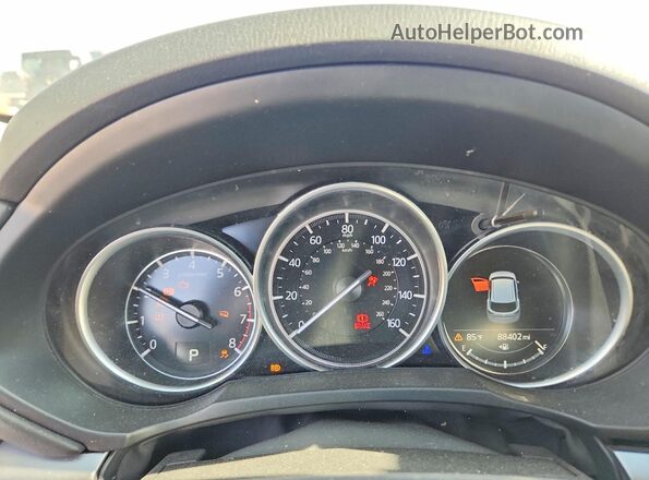 JM3KFBCM7M0343080 2021 MAZDA CX-5 Silver Вид щитка приладів