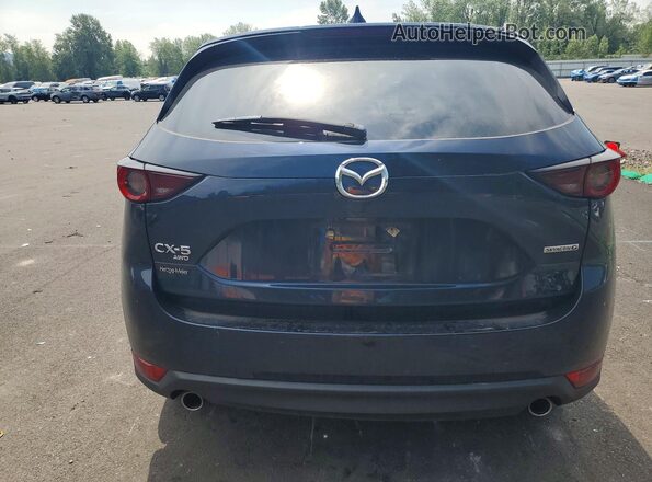 JM3KFBCM7M0455815 2021 MAZDA CX-5 Blue Հետևի տեսք