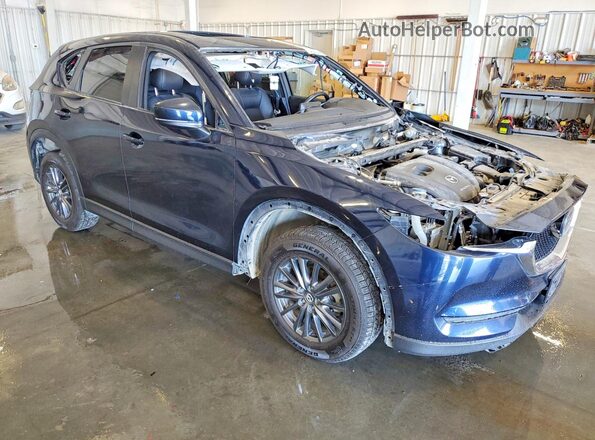 JM3KFBCM8L0867059 2020 MAZDA CX-5 Blue Delantero derecho