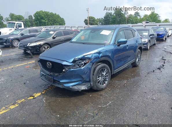 JM3KFBCM8M0363421 2021 MAZDA CX-5 Blue Передня ліва чверть