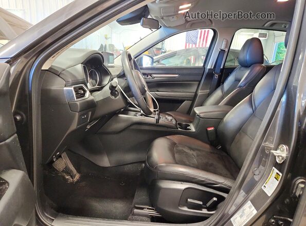 JM3KFBCM8M0484093 2021 MAZDA CX-5 Gray Widok wnętrza z przodu