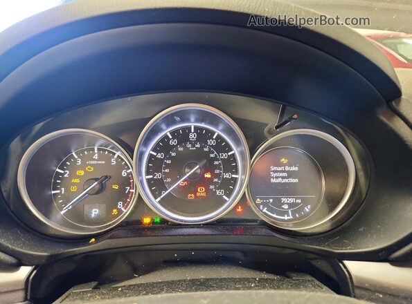 JM3KFBCM8M0484093 2021 MAZDA CX-5 Gray Widok zestawu wskaźników