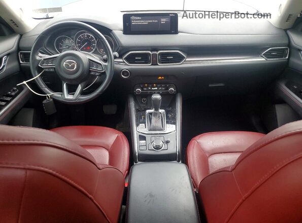 JM3KFBCM8N0548084 2022 MAZDA CX-5 Blue Առջևի վահանակի տեսք